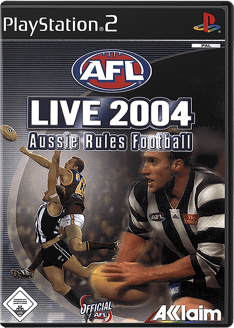 AFL Live 2004: Aussie Rules Football box art for Playstation 2